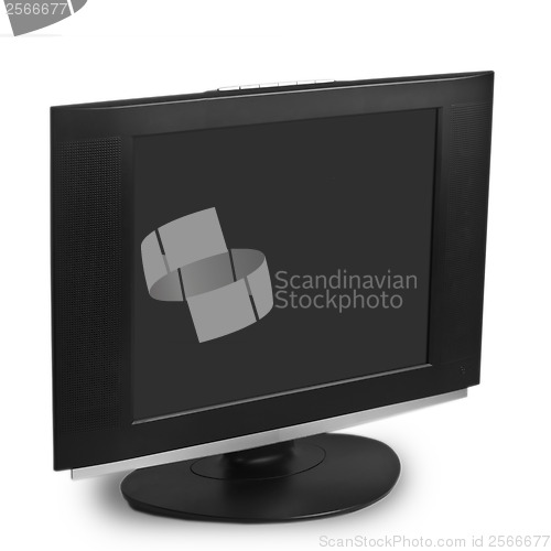 Image of computer  monitor  screen  isolated on white background