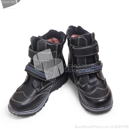 Image of winter shoes isolated