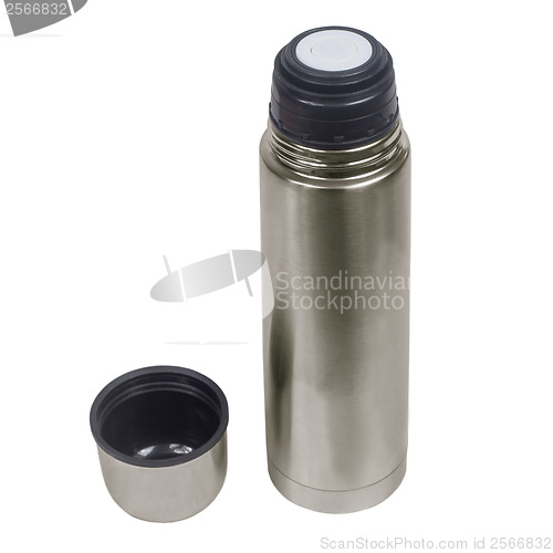 Image of thermos isolated on white (clipping path)