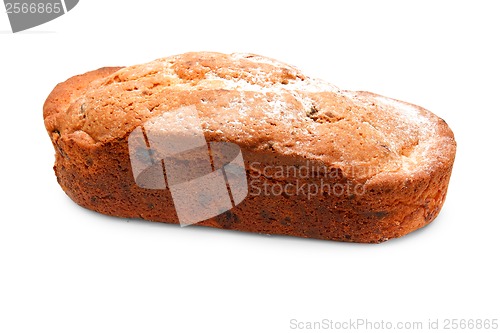 Image of dessert nuts cake isolated