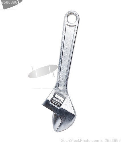 Image of wrench industry monkey key tool isolated clipping path