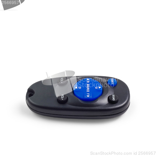 Image of small remote control isolated