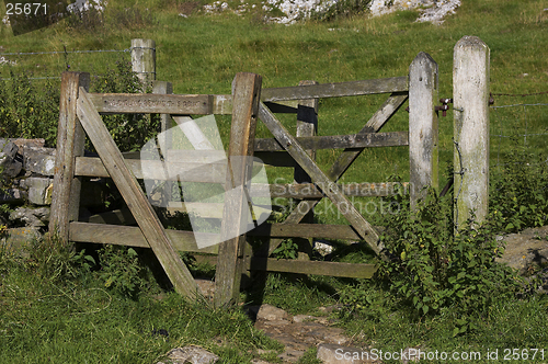 Image of Wooden kissing gate