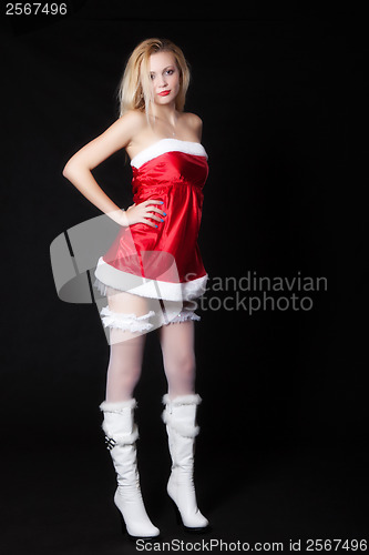 Image of Sexy Woman Santa Claus
