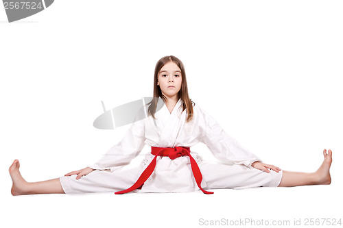 Image of Girl doing the splits