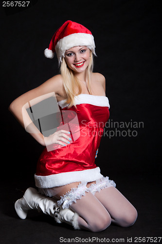 Image of Sexy Woman Santa Claus