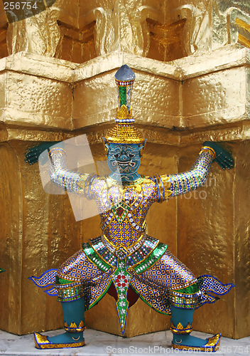 Image of Statue at the Grand Palace, Bangkok, Thailand.