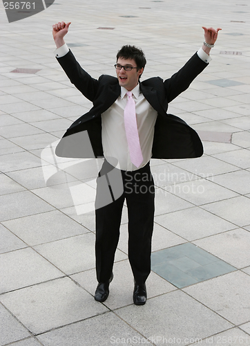 Image of Happy businessman