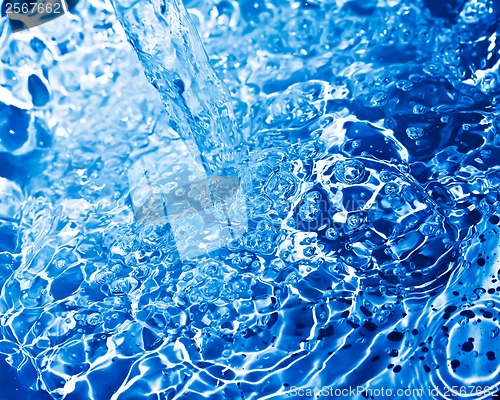 Image of Blue water