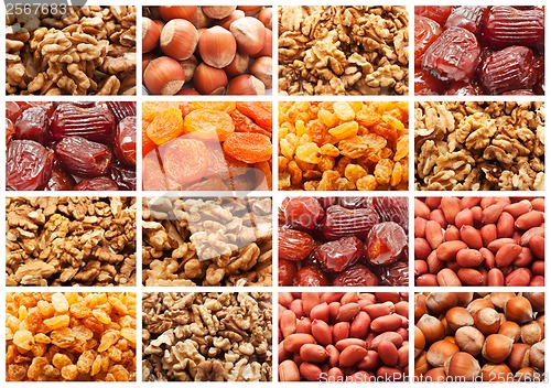 Image of Dried fruits and nuts