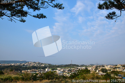 Image of Okinawan village view