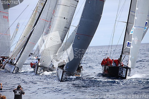 Image of LANZAROTE, SPAIN - NOVEMBER 19: RC44 Class Association on Day 4 