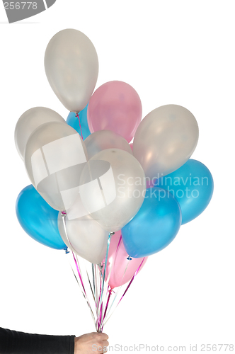 Image of Hand and balloons