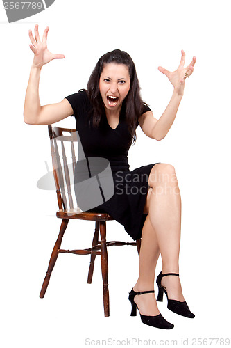 Image of Woman on chair