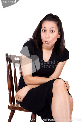 Image of Woman on chair