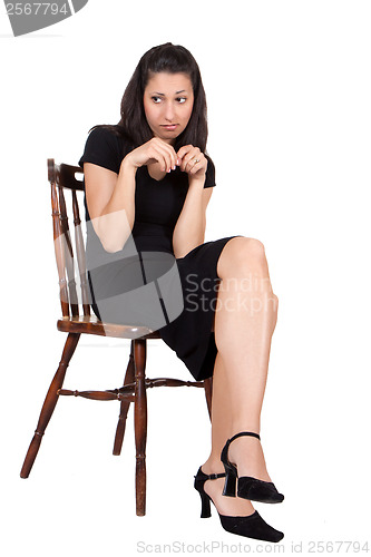 Image of Woman on chair