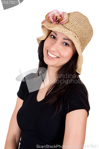 Image of Woman with hat