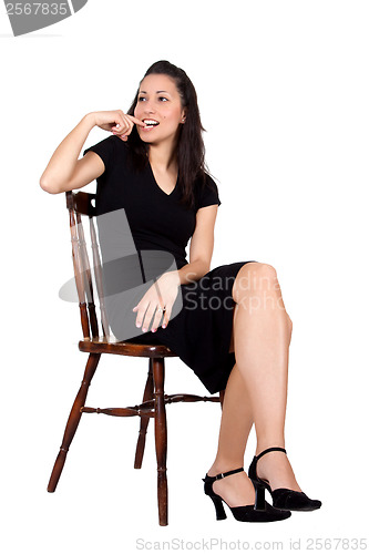 Image of Woman on chair