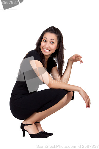 Image of Woman in the squat