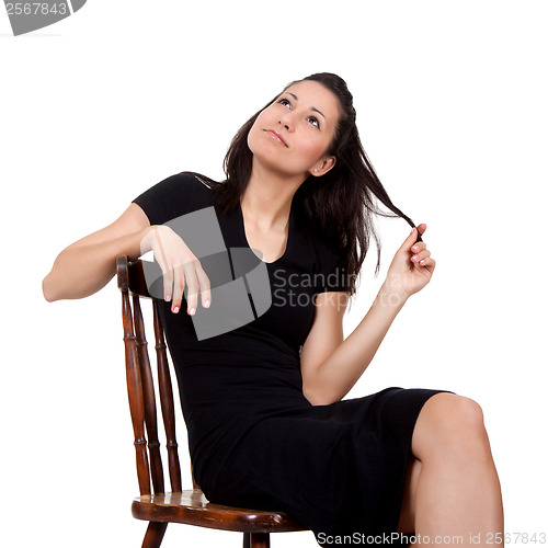 Image of Woman on chair