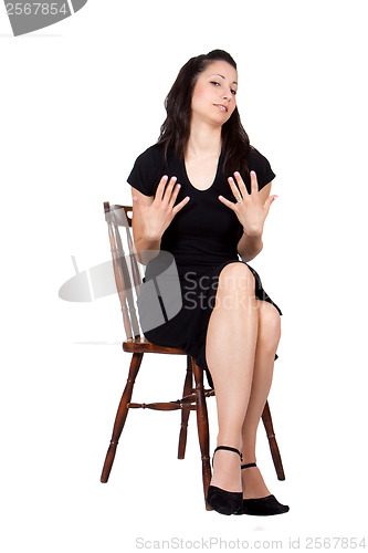 Image of Woman on chair