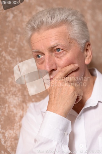 Image of Portrait of a senior man