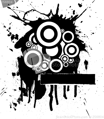 Image of ink splat circle