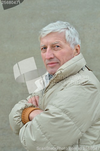 Image of Thoughtful senior man