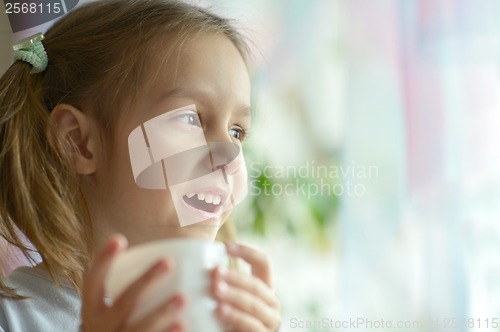 Image of Girl with cup
