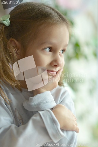 Image of Portrait of emotional girl
