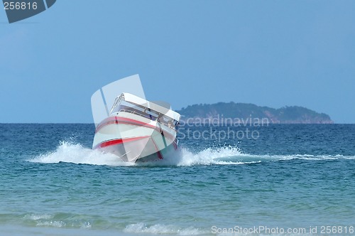 Image of Speedboat at sea