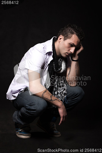 Image of Young man in shirt