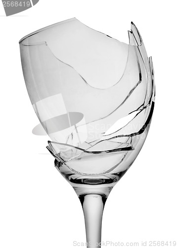 Image of Broken glass close-up