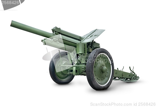 Image of Old green cannon