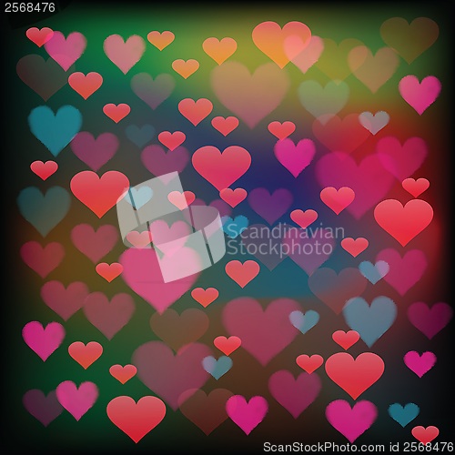 Image of abstract hearts