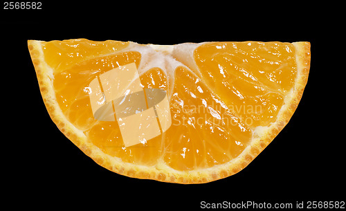 Image of orange fruit section