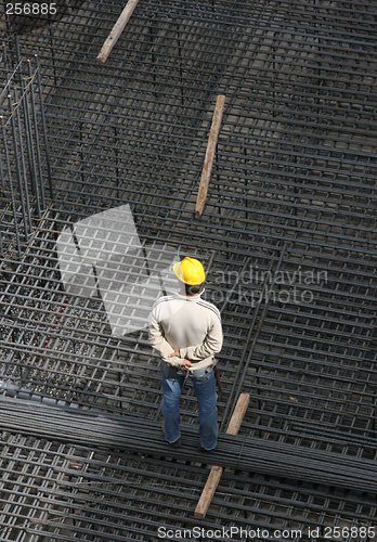 Image of engineer in construction