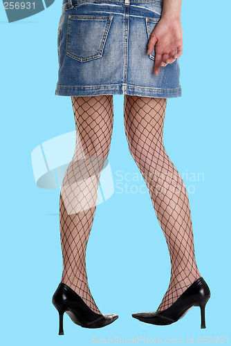 Image of mini leg stocking high