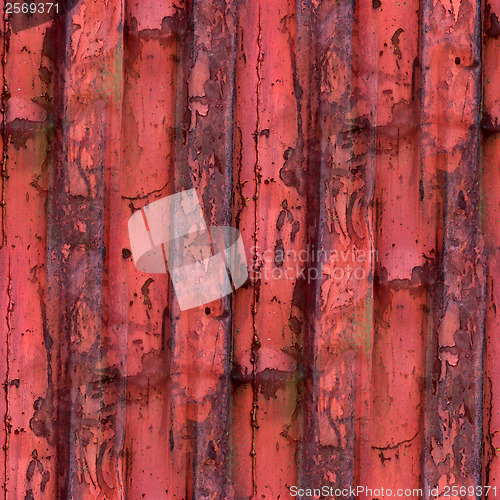 Image of old iron red background texture with rust and scuffed wallpaper