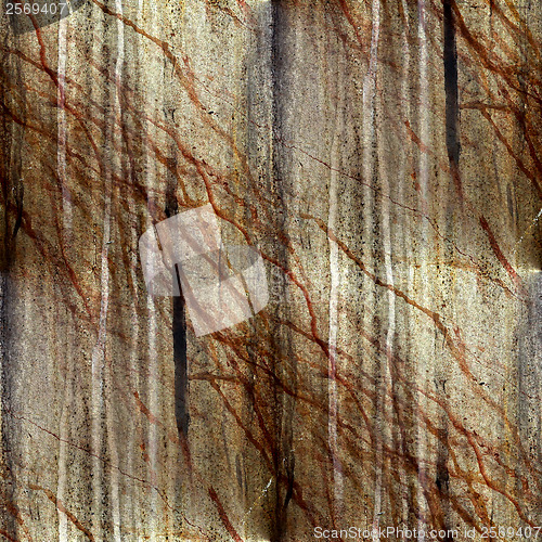 Image of abstract brown background aged damaged  border construction 