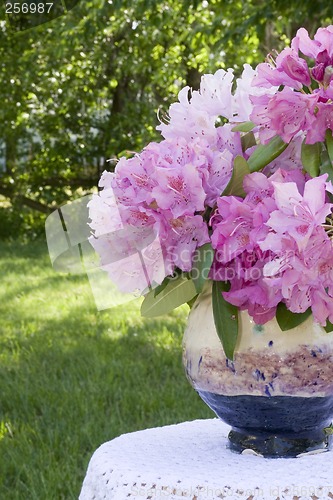 Image of Flowers and vase