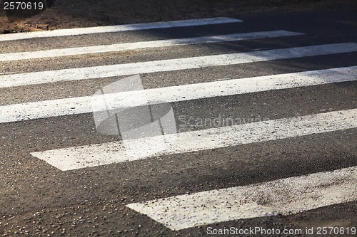 Image of crosswalk asphalt background zebra road cars