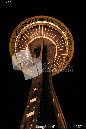 Image of Spaceneedle from below