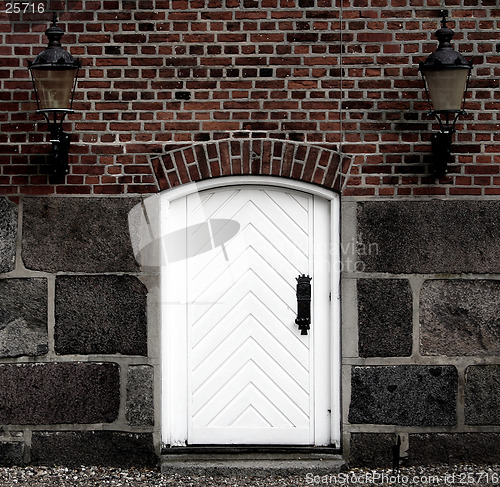 Image of Back-entrance to a Danish castle