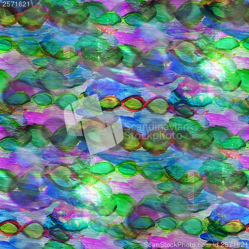 Image of seamless green, purple, blue art  texture background, watercolor