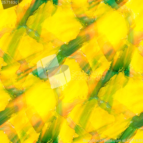 Image of sunlight seamless background green yellow watercolor water abstr
