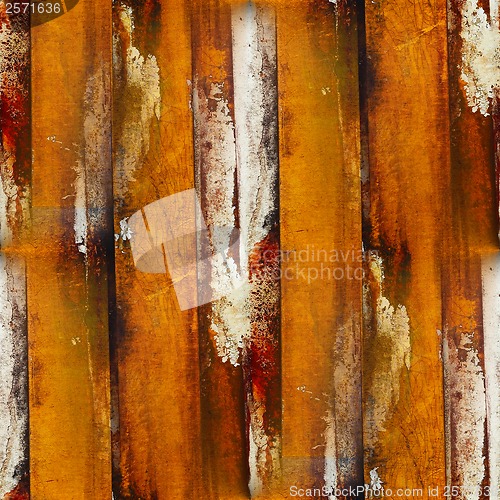 Image of seamless rusty blue, yellow metal background texture iron old ru