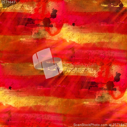 Image of seamless painting red yellow orange watercolor