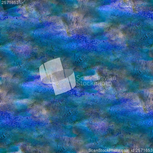 Image of macro stains blue watercolor seamless texture paint wallpaper