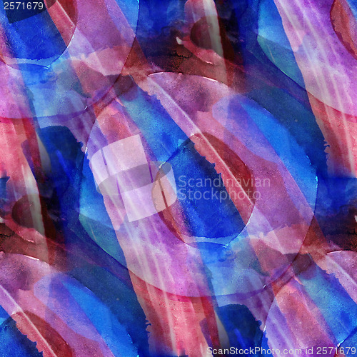Image of abstract purple, blue spring pattern watercolor seamless art mac